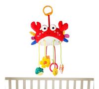 Infant Rattles - Stroller Pendant for Traveling | Plush Forest Characters with Teether Rings & Crinkle Fabric Textures for Playtime Naptime Celebration Events and Commuting Journeys