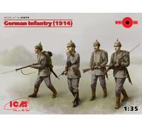 Infantería Alemana (1914), (4 Figuras) 1:35 Kit De Modelo De Plástico ICM