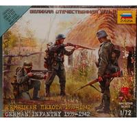 Infantería Alemana 1939-1942 Kit De Plástico Modelo ZVEZDA 1:72