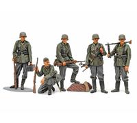 Infantería Alemana Medio WWII 1 :3 5 Figura Plástico Modelo Kit Tamiya