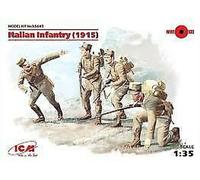 Infantería Italiana (1915) (4 Figuras) Kit De Modelo De Plástico 1:35 ICM
