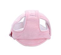 Infantil Bebé Niño pequeño Casco de seguridad Seguridad ajustable Protección Arneses para la cabeza Gorra Protección para la cabeza Cojín Capo del sombrero con dibujos animados (rosado)