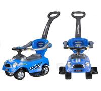 Infantil Coche Giro Deslizante Auto Deportivo Andador Música Cuerno De Azul 9M+