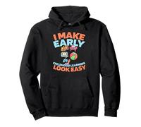Infantil Enseñanza - Educadora Maestra De Primera Infancia Sudadera con Capucha