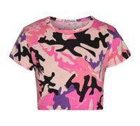 Infantil Tops de Diseñado Estampado Camuflaje Trendy Corto Camiseta 5-13 Año