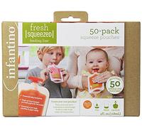 Infantino - 24377 - Pack de Bolsas Fresh Squeezed Infantino 120 ml 50 uds