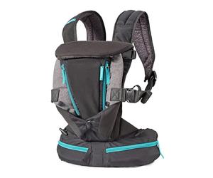INFANTINO Carry On Multipocket - Carrier, Turquoise Grey