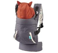 Infantino Cuddle Up - Portabebés ergonómico con capucha, Anaranjado