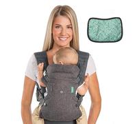 INFANTINO Flip Advanced - Convertible Carrier, Grey : Green Bib