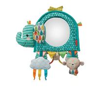 INFANTINO Go Gaga Elephant Activity Mirror, for Tummy Time, Car Seat, pram; Newborn Baby & Sensory Toy