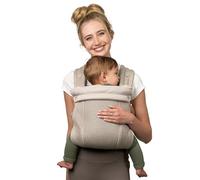 Infantino Honey Blossom Airy Mochila Portabebés, Ergonómica, Posición En M, Asiento Ajustable, 3,2-18,1 Kg, Moon Beam