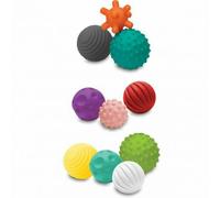 Infantino Juego de 10 bolas sensoriales multicolores