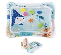 Infantino Jumbo Pat & Play - Tapete de Agua con temática Marina para bebés, soporta el Tiempo Boca Abajo y el Desarrollo de Habilidades motoras, Multicolor, 3 Meses +, 205237-00