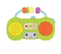 Infantino Mini boombox de música y luz, habilidades motoras finas con melodías y sonidos para bebés y niños pequeños, a partir de 6 meses