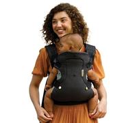 Infantino Mochila Portabebé Flip Advanced 4-en-1: Ergonómica, Convertible, Adaptable a lo Largo de los Años, para Recién nacidos y bebés mayores de 3,6-14,5 kg, Negro y Oro