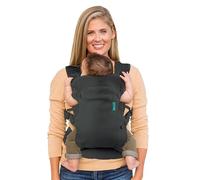 Infantino Mochila Portabebé Flip Convertible 4-en-1 Light & Airy, Cintura Ajustable y Correas de Felpa, Mochilla Portabebés Ergonómica y Cómoda, Fácil de Limpiar, Gris Oscuro