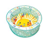 Infantino Piscina de bolas pop-up con 50 bolas de colores, fácil montaje y almacenamiento que ahorra espacio para bebés, tienda de juegos grande de 90 cm, diseño colorido y alegre