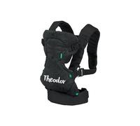 Infantino - Portabebés personalizable 4 en 1, ergonómico y ajustable, para recién nacidos y niños pequeños, personalizable con nombre, color negro