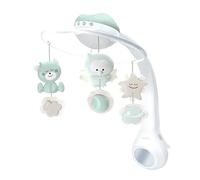 Infantino Proyector Musical Móvil 3-en-1 Convertible, Luz Nocturna y Proyector Infantil para Cuna, Modo Despertador para Simular la Luz del Día, 6 Melodías & 4 Sonidos de la Naturaleza, Salvia