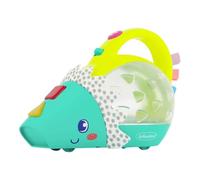 Infantino Push & Pop - MiniVac - MiniVac para Erizo con música, Luces, Pelotas de Rebote, Sonidos y Botones, Ayuda a desarrollar Habilidades motoras Gruesas, para bebés y niños pequeños