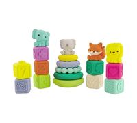 Infantino- Stacking Rings, Baby Toy, Multicolor (315222-02)