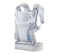 Infantino - Staycool 4 en 1 - Mochila portabebé convertible - Práctico almacenamiento de bolsillo - Diseño ergonómico - Adaptable a lo largo de los años - Para bebés de 8-40 lbs/ 3,6-18 kg - gris