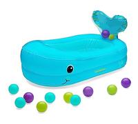 Infantino Whale Bubble Inflatable Bath Tub and Ball Set