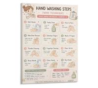 Infection Control Hand Wash Poster for Exam Station Use