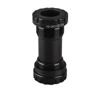 Inferior Bicicleta 1.37x24T 68-73mm, Aleación Aluminio Negro - Transmisión Directa, Alta Resistencia y Waterproof, Para y Carretera (Negro)