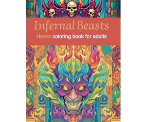 Infernal Beasts: Fire bound Creatures: An Adult Dark-Fantasy Coloring Bestiary of Fiery Monsters & Mythic Flames (Bestiaries of the Abyss - Horror Series)