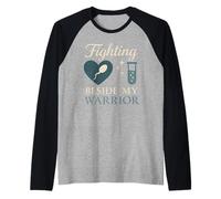 Infertilidad Papá FIV Padre Hombre Fertilidad Guerrero Ciencia Camiseta Manga Raglan