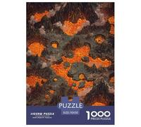 Infierno Carmesí Puzzle Juguete EduGatoivo Decoración Familiar 1000 Piezas Lava Rift Puzle Juguetes Desafiantes Entretenimiento Creativo para Adultos Y Niños 70x50cm/1000pcs