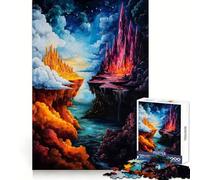 Infierno Espiritual u Sky Rompecabezas difícil para Adultos de 1000 Piezas Juguete Inteligente Divertido Casual Corte preciso Regalo artístico 38x26cm