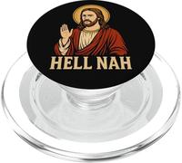 Infierno NAH Jesús Meme Cristiano Divertido Humor sarcástico PopSockets PopGrip para MagSafe