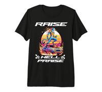 Infierno y Gloria Guepardo rápido Estilo Carro Retro Camiseta Premium