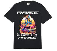 Infierno y Gloria Guepardo rápido Estilo Carro Retro Comfort Colors Adult Heavyweight T-Shirt