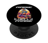 Infierno y Gloria Guepardo rápido Estilo Carro Retro PopSockets PopGrip Adhesivo