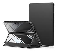 INFILAND Microsoft Surface Pro 11/10/9 Funda, protección contra caídas de grado militar, funda de piel de alta claridad, diseñada para Surface Pro 11ª edición AI, funciona con teclado tipo cubierta,