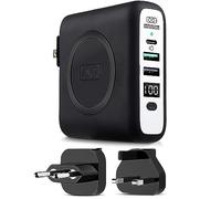 InfinaCore P3 Pandora - Banco de energía portátil para iPhone y Android - Cargador inalámbrico FastCharge 3 en 1 con FastCharge - para cable USB C y cables USB 2.0 - Esenciales de viaje