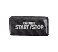 INFINAUTO 1 Pc Tapa De Botón De Encendido De Motor Para Volkswagen Golf 8 2020-2023 Fibra De Carbono Negro Cubierta De Botón De Encendido De Motor