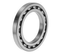 INFINAUTO 16012 Rodamientos De Bolas De Ranura Profunda 2.36" ID 3.74" OD 0.43" W Tipo Abierto P4 Lubricados 1 Pc Universal Para Coche Scooter Patineta Rueda Tono Plateado