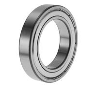 INFINAUTO 6012ZZ Rodamientos De Bolas De Ranura Profunda 2.36" ID 3.74" OD 0.71" W P4 Doble Sello Metálico Rodamientos Lubricados 1 Pc Coche Tono Plateado