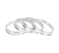INFINAUTO Anillos Centrales De Buje Aleación De Aluminio 57.1mm Id A 63.1mm Od 4 pcs