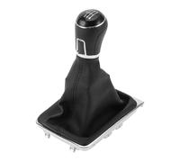INFINAUTO Pomo De Palanca De Cambios Manual De 6 Velocidades Con Cubierta Pomo De Palanca De Caja De Cambios No.3Aa711113A Para Vw Passat 2013-2021 Plástico Cuero Sintético Negro 1 Pc