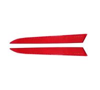 INFINAUTO Reflector de Parachoques Trasero Izquierdo Derecho Reflector de Parachoques Marcador Lateral N.º 6J4945105/6J4945106 para Seat Ibiza 6J MK V 2008-2012 Plástico Rojo Duradero