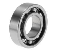 INFINAUTO Rodamientos De Bolas De Ranura Profunda 60/22 0.87" ID 1.73" OD 0.47" W Tipo Abierto Lubricados 1 Pc Coche Scooter Patineta Rueda Universal Color Plateado