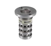 INFINAUTO Solenoide De Sincronización Variable De Árbol De Levas De Motor Válvula De Control De Aceite De Árbol De Levas No.06J109257L Para Volkswagen Atlas 2018-2020 Tono Plateado 1Pc