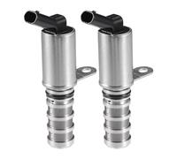 INFINAUTO Solenoide De Sincronización Variable De Árbol De Levas De Motor VVT Válvula De Control De Aceite De Árbol N.º 12671373 Para Chevrolet Malibu 2016-2022 Tono Plateado 2 Unidades