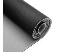 INFINAUTO Tela de Techo 152 x 101 cm para Coche Camión RV SUV Interior Automotriz Bricolaje Reparación de Techo Reemplazo Espuma de Respaldo Tela de Malla Transpirable Negro