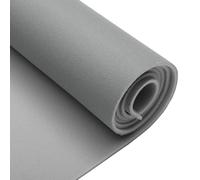 INFINAUTO Tela de Techo 96" L x 48" A para Coche Interior Automotriz Recambio de Bricolaje de Reparación de Techo con Espuma de Respaldo de Tela de Malla Transpirable Gris Oscuro